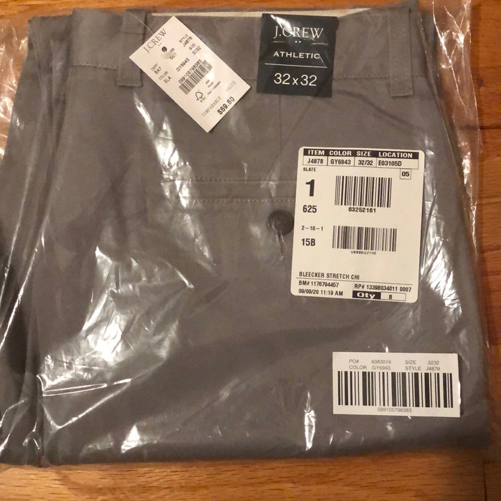 J. Crew never worn before Grey athletic cut pants